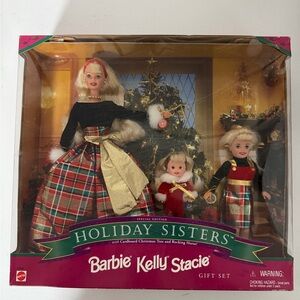 Barbie Holiday Sisters Gift Set - Black, Red, Gold